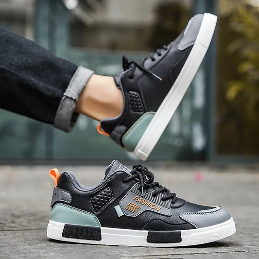 Men's Sneakers ⎜ Comfortable Casual Shoes Made of Leather with a Special Design for Sport and Everyday Wear