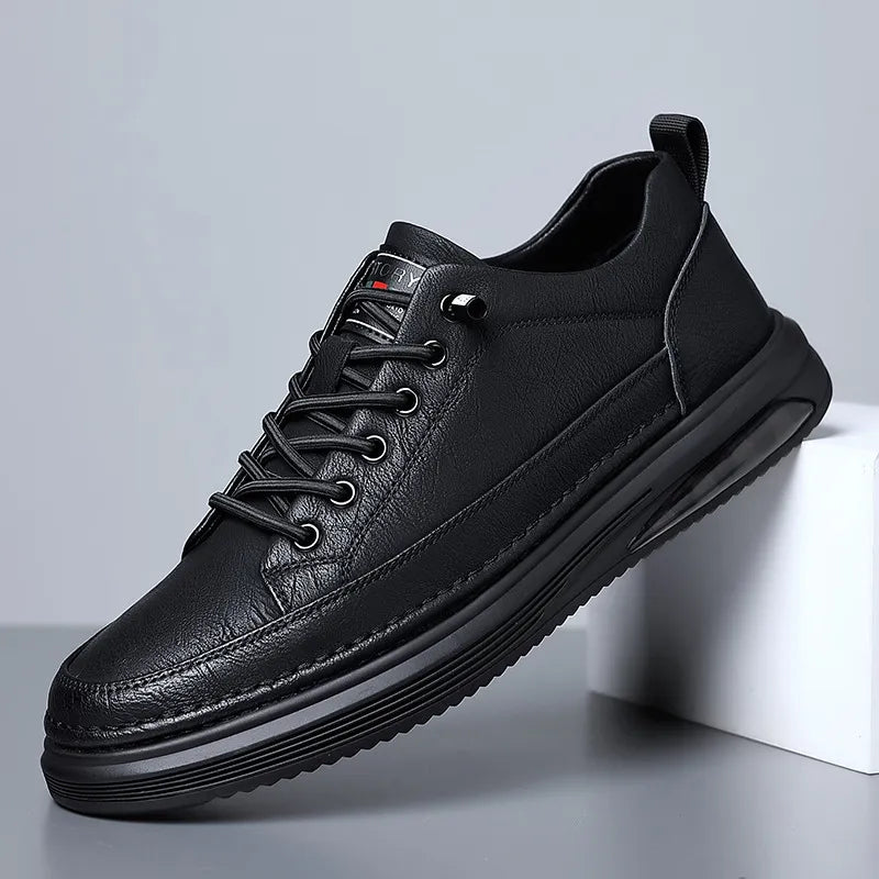 Men's Sneakers ⎜ Comfortable Sports and Leisure Shoes Made From Leather with a Cushioned Sole