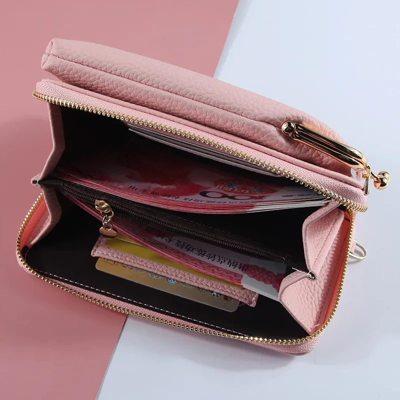 Shoulder Bag for Women ⎜ Practical Wallet with Zip and Adjustable Shoulder Strap