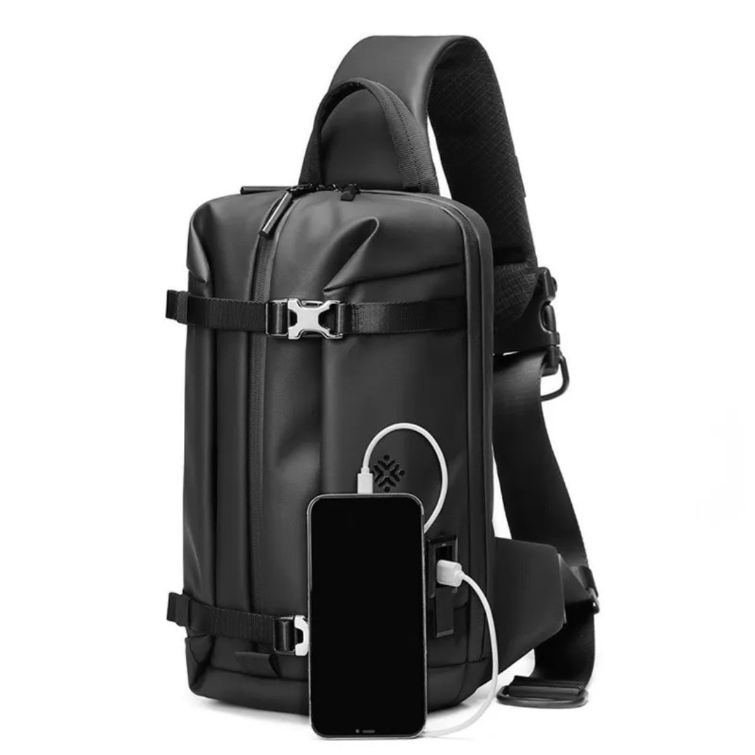 Shoulder Bag for Men ⎜ Water - Repellent Crossbody Bag Made of Oxford Fabric with Adjustable Carrying System