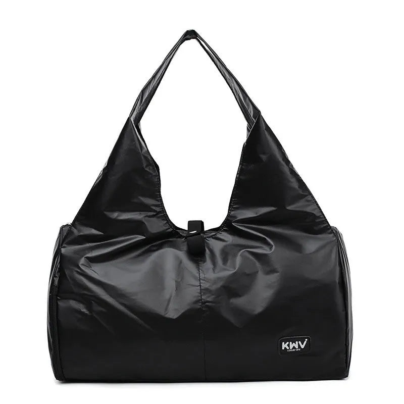 Yoga Bag for Women ⎜ Lightweight Shoulder Bag with Large Main Compartment and Side Zip Pocket