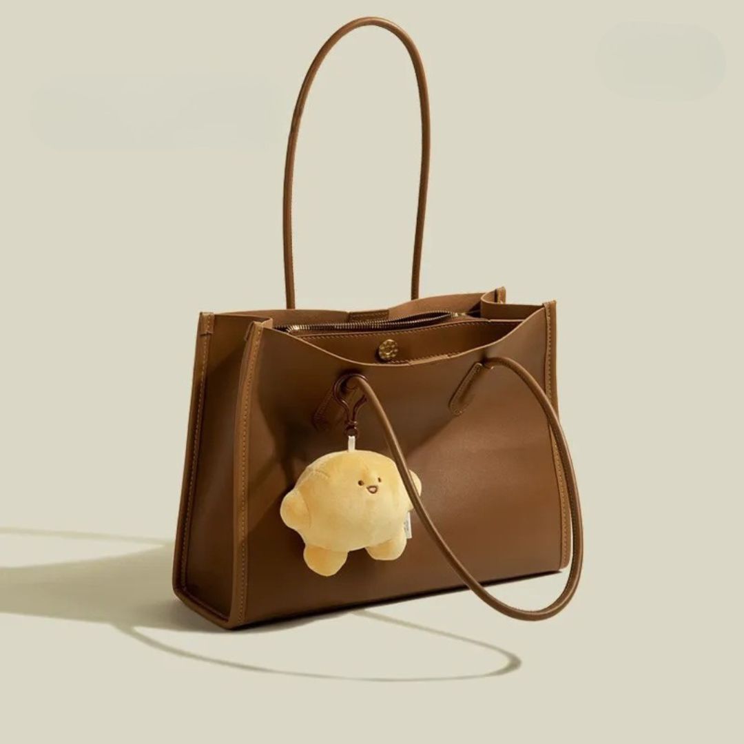 Large Handbag for Women ⎜ Practical Design with Cute Pendant and Spacious Interior