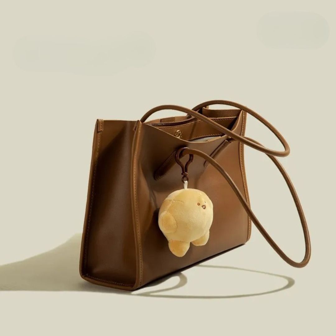 Large Handbag for Women ⎜ Practical Design with Cute Pendant and Spacious Interior