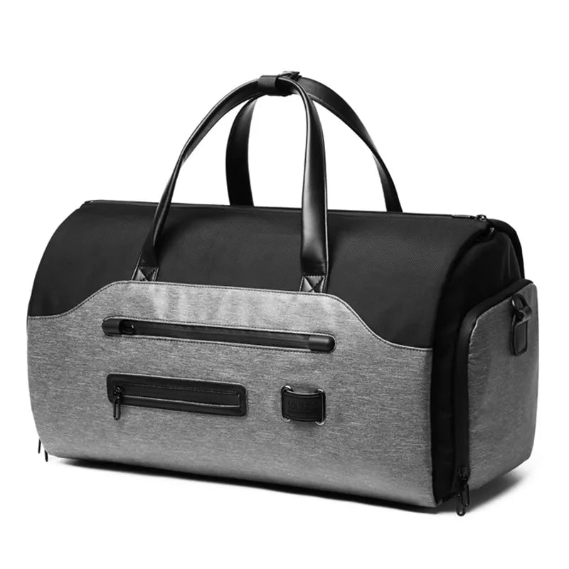 Clothes Bag for Travelling ⎜ Foldable Weekender Bag with Suit Compartment and Large Storage Space