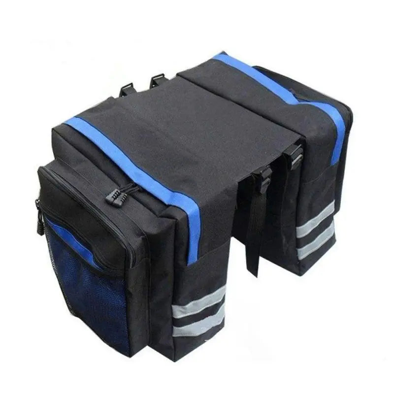 Bike Bag for Pannier Rack ⎜ Double - Sided Bag with Plenty of Storage Space and Reflective Strips