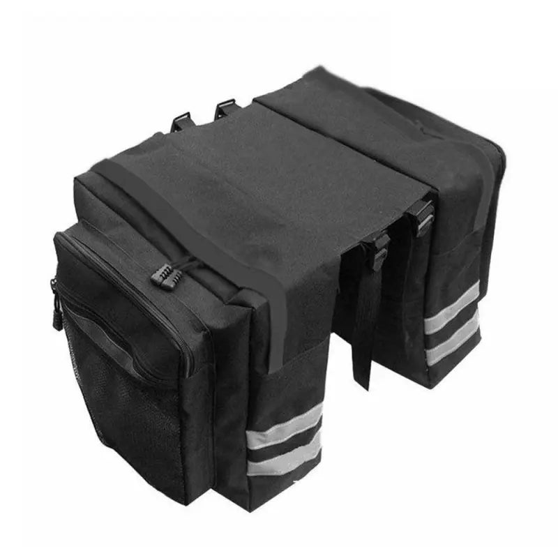 Bike Bag for Pannier Rack ⎜ Double - Sided Bag with Plenty of Storage Space and Reflective Strips