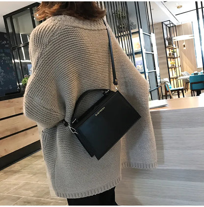 Shoulder Bag for Women ⎜ Stylish Bag in a Rectangular Design with Detachable Shoulder Strap