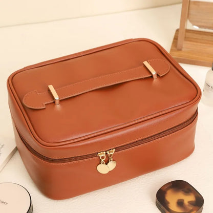 Cosmetics Bag for Women ⎜ Practical Travel Bag with Large Capacity and Carrying Handle