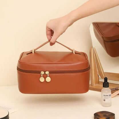 Cosmetics Bag for Women ⎜ Practical Travel Bag with Large Capacity and Carrying Handle
