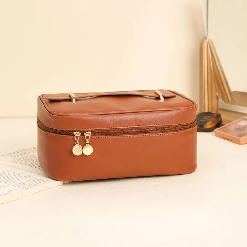 Cosmetics Bag for Women ⎜ Practical Travel Bag with Large Capacity and Carrying Handle