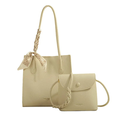 Combination Bag for Women ⎜ Large Capacity with Practical Design and Braided Shoulder Strap