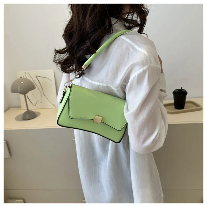 Small Shoulder Bag for Women ⎜ Bag with Gold Buckle