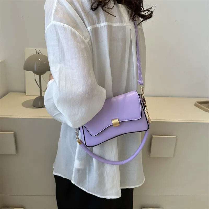 Small Shoulder Bag for Women ⎜ Bag with Gold Buckle