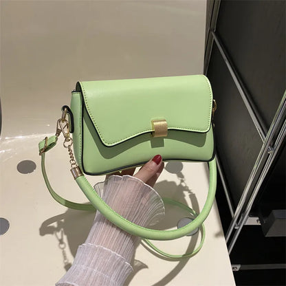 Small Shoulder Bag for Women ⎜ Bag with Gold Buckle