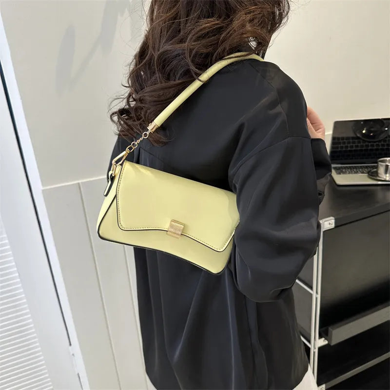 Small Shoulder Bag for Women ⎜ Bag with Gold Buckle