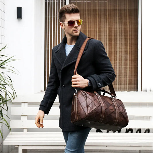 Travel Bag for Men ⎜ Large Capacity with Functional Design for Travelling and Outdoor Activities