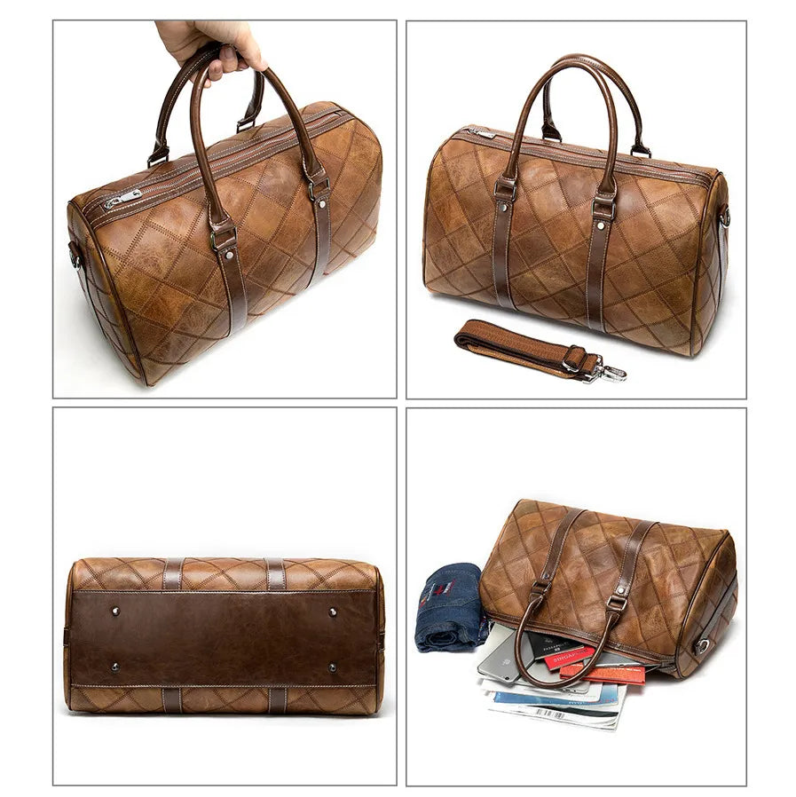 Travel Bag for Men ⎜ Large Capacity with Functional Design for Travelling and Outdoor Activities