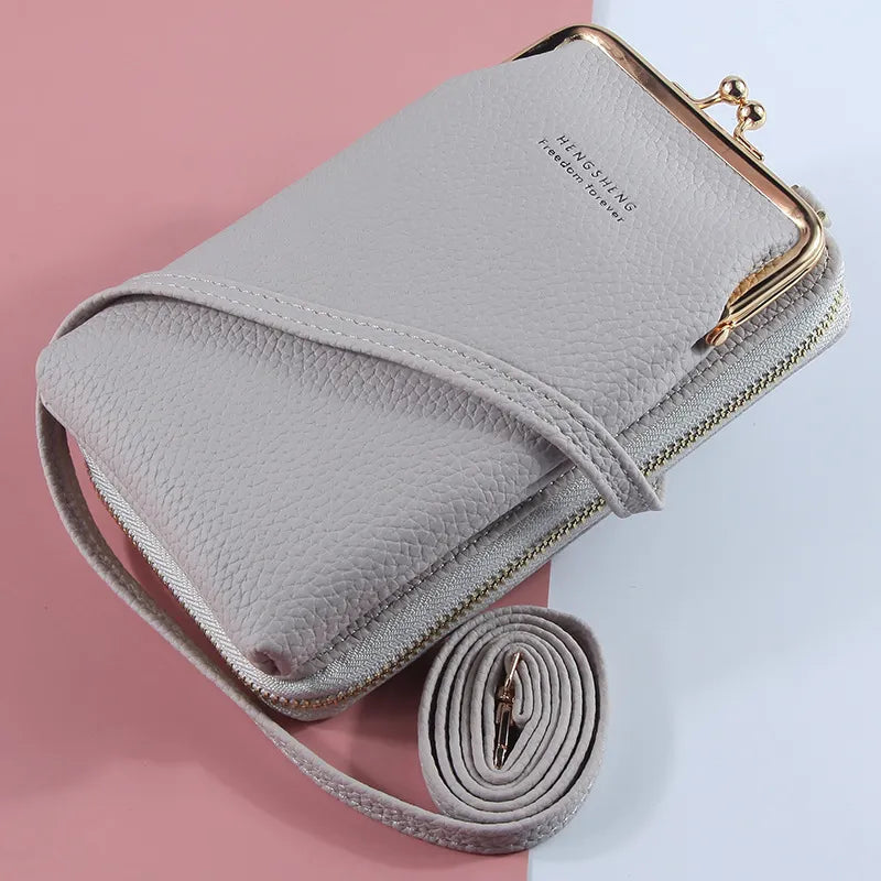 Shoulder Bag for Women ⎜ Practical Wallet with Zip and Adjustable Shoulder Strap