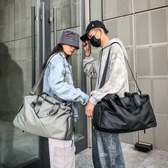 Women's Sports Bag ⎜ Lightweight Travel Bag with Wet Compartment and Practical Outer Pocket for Yoga and Fitness