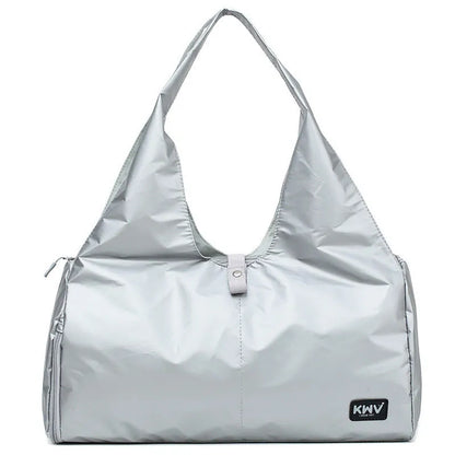 Yoga Bag for Women ⎜ Lightweight Shoulder Bag with Large Main Compartment and Side Zip Pocket