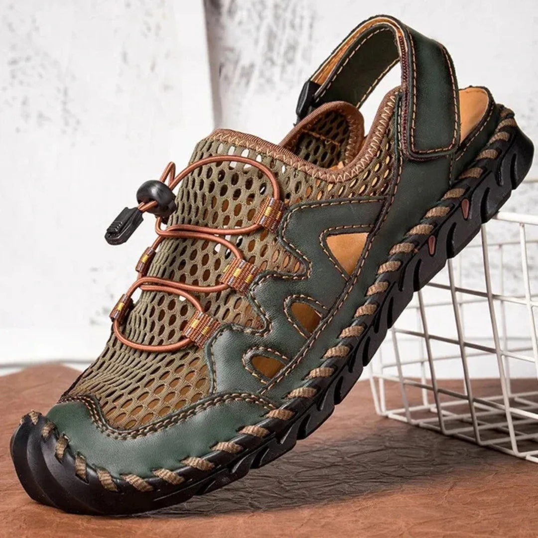Fashionable Sandals for Men ⎜ Simple Mesh Shoes for Everyday Wear
