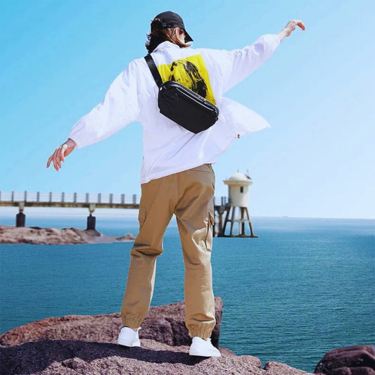 Shoulder Bag for Men ⎜ Sporty Design with Water - Repellent Material and Adjustable Shoulder Strap