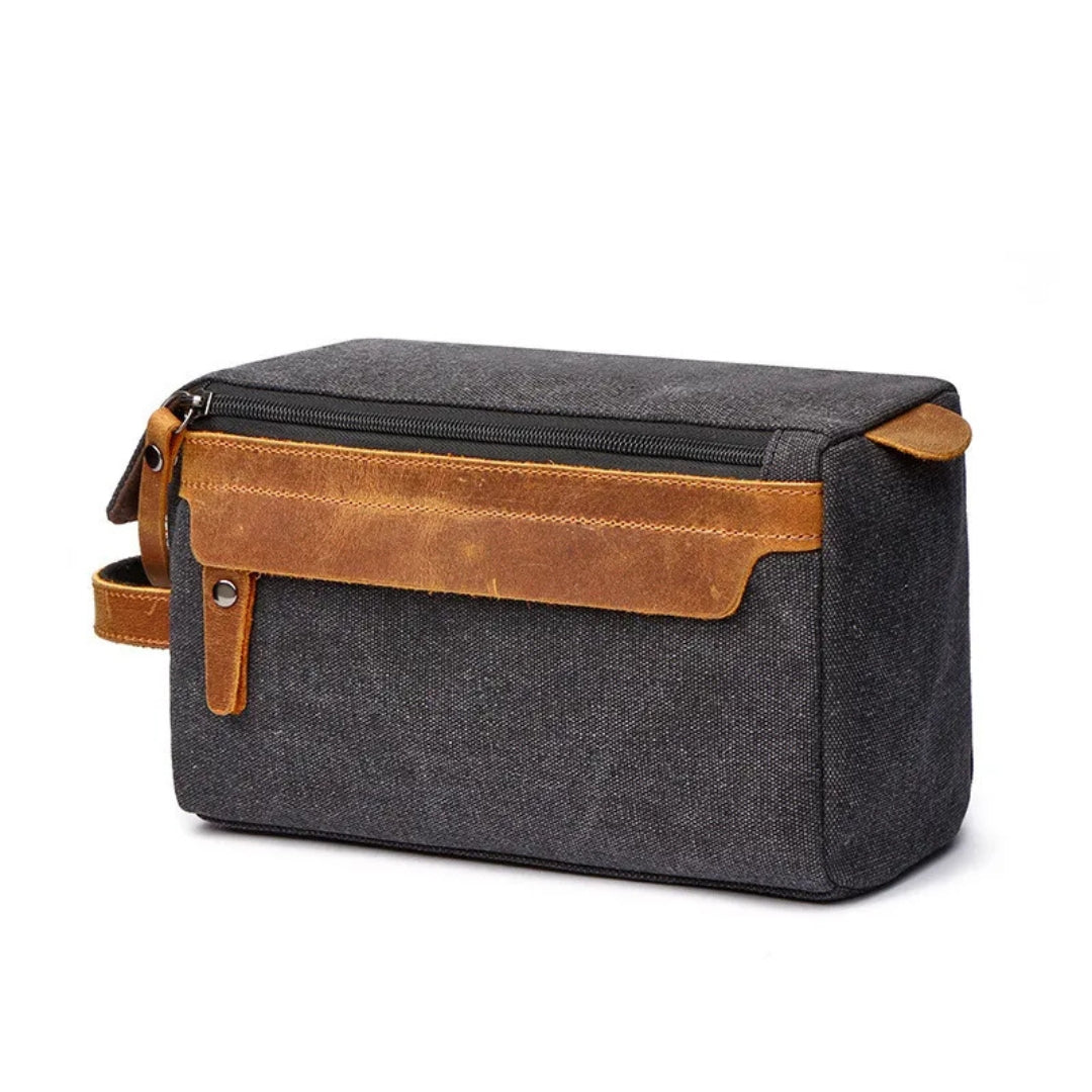 Culture Bag for Men ⎜ Robust Travel Bag with Large Capacity and Practical Zip Compartment