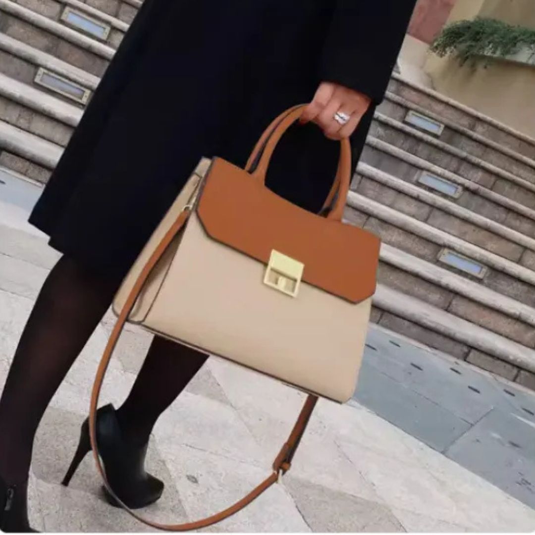 Bag with Twist Lock ⎜ Elegant Design and Plenty of Storage Space for Everyday Use