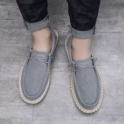 Men's Slip - on Shoes ⎜ Comfortable Summer - Style Canvas Shoes for Leisure and Everyday Wear