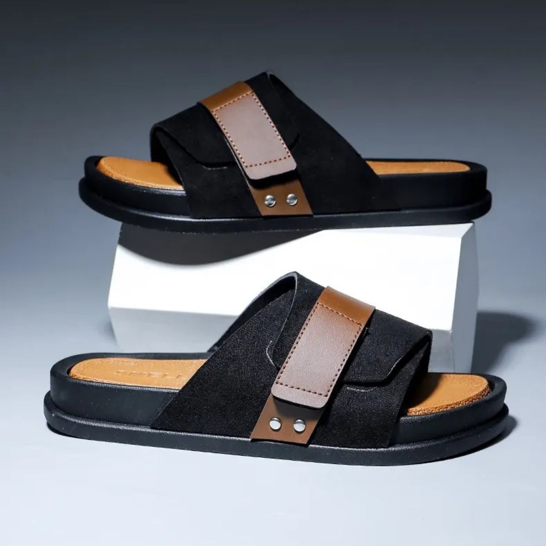 Slippers for Men ⎜ Non - Slip Platform Slippers for the Bathroom and Home