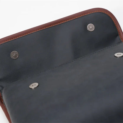 Shoulder Bag for Men ⎜ Fashionable Landscape Format with Magnetic Flap and Adjustable Shoulder Strap