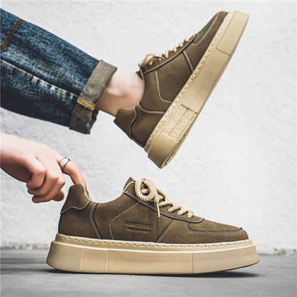 Men's Sneakers ⎜ Non - Slip Platform Shoes with Hard - Wearing Soles for Sporty Comfort