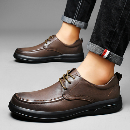 Men's Leather Shoes ⎜ Comfortable Lace - Up Shoes in a Business Design with a Soft Sole for Everyday Wear