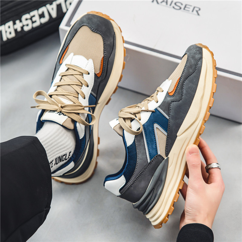 Men's Sneakers ⎜ Breathable Mesh Shoes with Platform and Raised Sole for Autumn