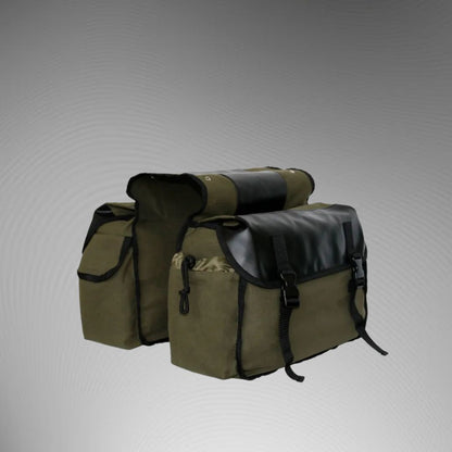 Double Pannier for Pannier Rack ⎜ Robust Rear Pannier with Large Storage Space and Weatherproof Design