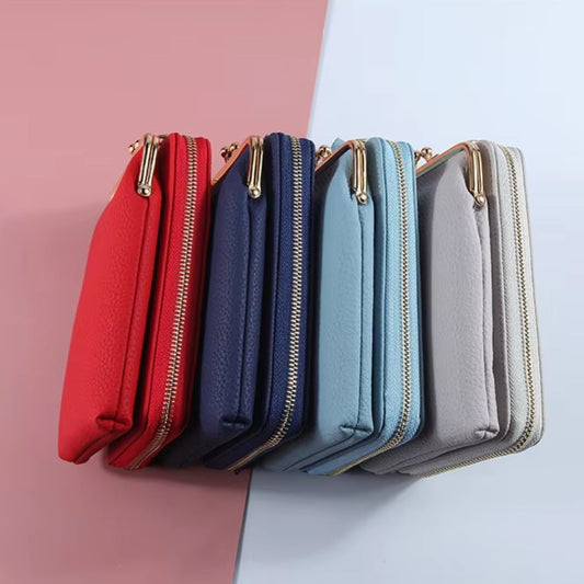 Shoulder Bag for Women ⎜ Practical Wallet with Zip and Adjustable Shoulder Strap