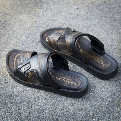 Leisure Shoes for Men ⎜ Versatile Non - Slip Beach Sandals and Slip - On Shoes
