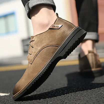 Men's Lace - Up Shoes ⎜ Comfortable Leather Shoes in a Casual Style for Spring and Everyday Wear