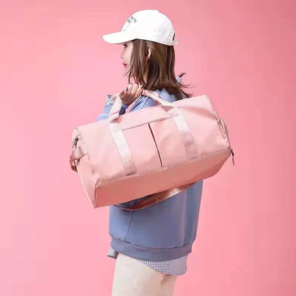Yoga Bag for Women ⎜ Versatile Sports Bag with Shoulder Strap and Separate Compartment for Shoes or Underwear