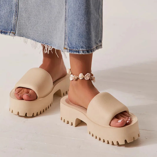 Platform Loafers for Women ⎜ Comfortable High Heels with Eva Sole for Stylish Comfort