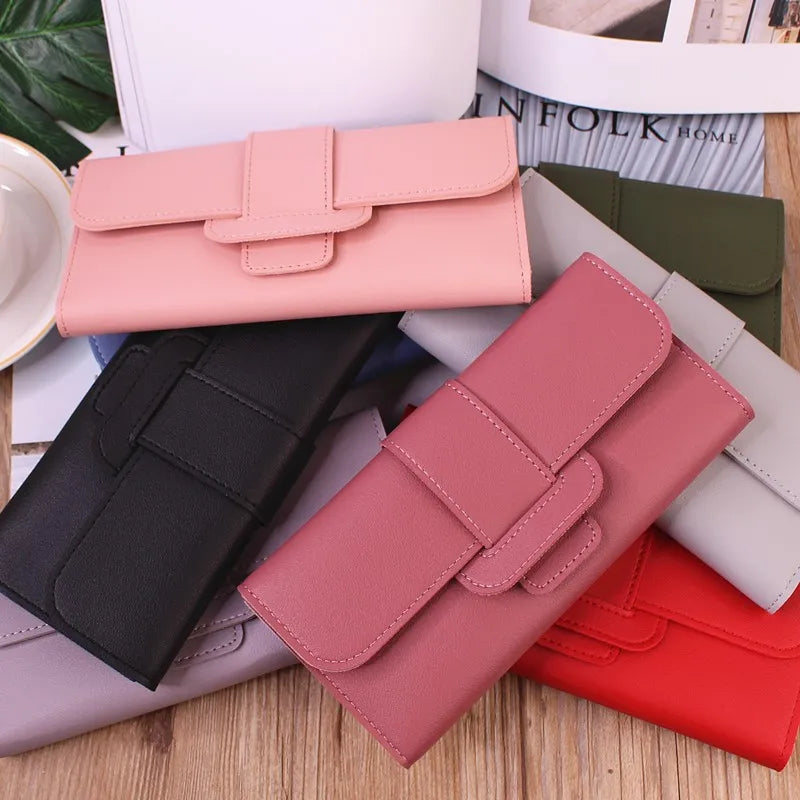 Women's Wallet in Long Format ⎜ Tri - Fold Clutch with Large Capacity for Cards and Notes