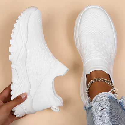 Slip - on Trainers for Women ⎜ Comfortable Shoes with a Breathable Design for Everyday Wear and Comfort