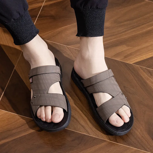 Men's Sandals ⎜ Comfortable Strappy Shoes with Non - Slip Soles for Everyday Wear and Summer