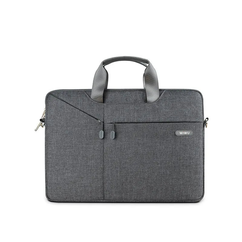 Laptop Bag for Men ⎜ Simple Shoulder Bag with Additional Front Compartment for Business and Everyday Use