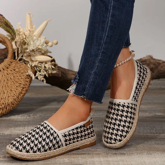 Espadrilles for Women ⎜ Comfortable Slip - on Shoes with Leopard Print for Summer and Leisure