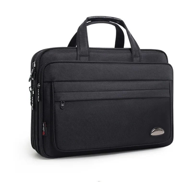 Laptop Bag for Men ⎜ Waterproof Oxford Briefcase with Plenty of Storage Space and Robust Workmanship
