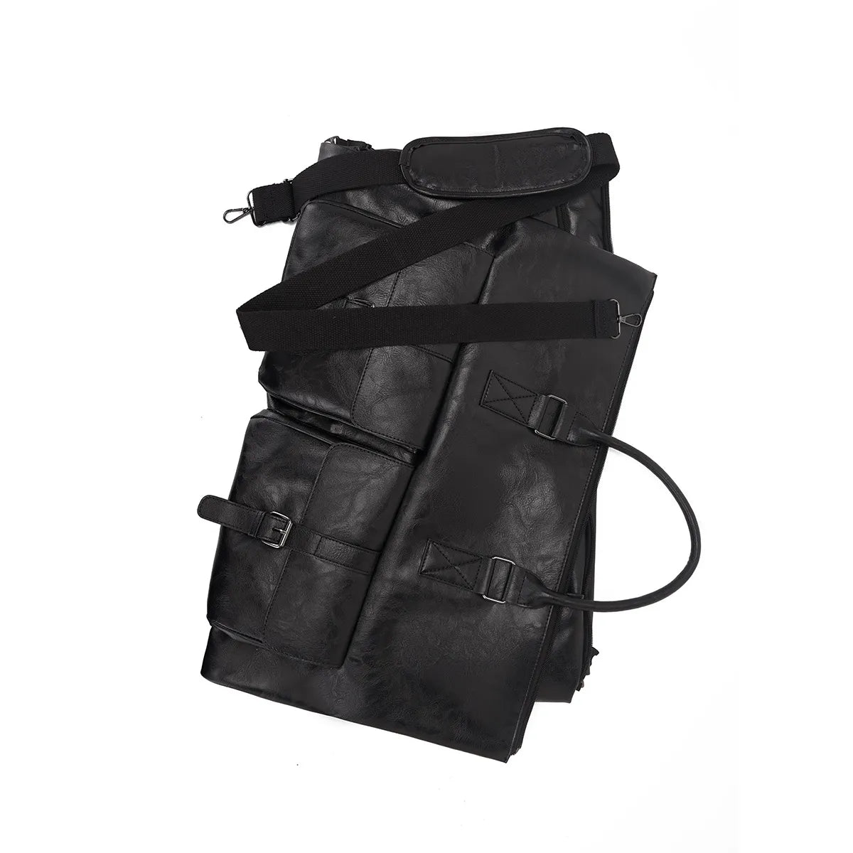 Travel Bag Made of Pu Leather ⎜ Practical Design with Large Capacity and Several Outer Pockets