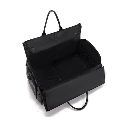 Travel Bag Made of Pu Leather ⎜ Practical Design with Large Capacity and Several Outer Pockets