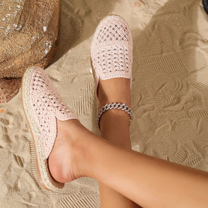 Women's Semi - Slip - on Shoes with Closed Toe ⎜ Airy Design and Comfortable Fit for Summer and Leisure