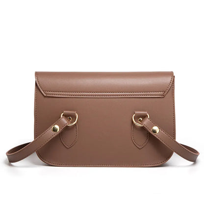 Classic Shoulder Bag for Women ⎜ Fashionable Cambridge - Style Shoulder Bag with Practical Fasteners